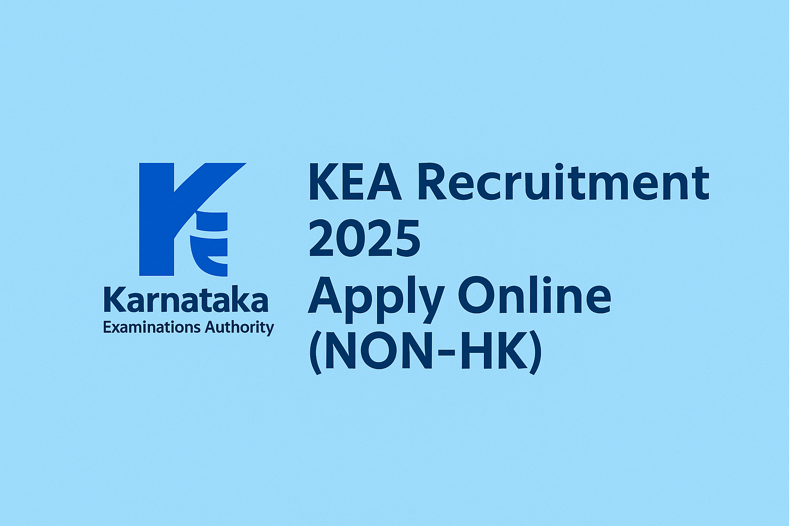KEA Recruitment 2025 — Apply Online (NON-HK)